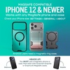 image:imageSmartish MagSafe Wallet  Side Hustle Flip  Magnetic Card Holder Kickstand  Slim  Flip Finger Grip Strap Holds 3 Cards  Cash Compatible with Apple iPhone 171615141312  Black Tie AffairDesert Stripes