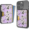 image:imageSmartish MagSafe Wallet  Side Hustle Flip  Magnetic Card Holder Kickstand  Slim  Flip Finger Grip Strap Holds 3 Cards  Cash Compatible with Apple iPhone 171615141312  Black Tie AffairVery Cherry Blossom