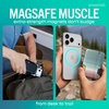 image:imageSmartish MagSafe Wallet  Side Hustle Flip  Magnetic Card Holder Kickstand  Slim  Flip Finger Grip Strap Holds 3 Cards  Cash Compatible with Apple iPhone 171615141312  Black Tie AffairDesert Stripes