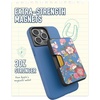 image:imageSmartish MagSafe Wallet  Side Hustle Flip  Magnetic Card Holder Kickstand  Slim  Flip Finger Grip Strap Holds 3 Cards  Cash Compatible with Apple iPhone 171615141312  Black Tie AffairFlirty Floral