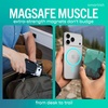 image:imageSmartish MagSafe Wallet  Side Hustle Flip  Magnetic Card Holder Kickstand  Slim  Flip Finger Grip Strap Holds 3 Cards  Cash Compatible with Apple iPhone 171615141312  Black Tie AffairMoving Mountains