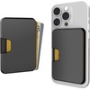 image:imageSmartish MagSafe Wallet  Side Hustle Flip  Magnetic Card Holder Kickstand  Slim  Flip Finger Grip Strap Holds 3 Cards  Cash Compatible with Apple iPhone 171615141312  Black Tie AffairBlack Tie Affair