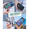 image:imageSmartish MagSafe Wallet  Side Hustle Flip  Magnetic Card Holder Kickstand  Slim  Flip Finger Grip Strap Holds 3 Cards  Cash Compatible with Apple iPhone 171615141312  Black Tie AffairSpaced Out
