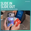 image:imageSmartish MagSafe Wallet  Side Hustle Flip  Magnetic Card Holder Kickstand  Slim  Flip Finger Grip Strap Holds 3 Cards  Cash Compatible with Apple iPhone 171615141312  Black Tie AffairSpaced Out