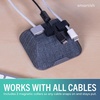 image:imageSmartish Magnetic Cord Holder  Cable Wrangler Organizer with Magnet Clips for Charger Management on Desktop Nightstand for USBC  Lightning  Lightly Toasted BeigeNo 2 Pencil Gray