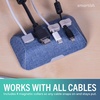 image:imageSmartish Magnetic Cord Holder  Cable Wrangler Organizer with Magnet Clips for Charger Management on Desktop Nightstand for USBC  Lightning  Lightly Toasted BeigeBlue Jeanie