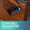 image:imageSmartish Magnetic Cord Holder  Cable Wrangler Organizer with Magnet Clips for Charger Management on Desktop Nightstand for USBC  Lightning  Lightly Toasted BeigeBlack Tie Affair