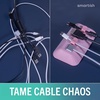 image:imageSmartish Magnetic Cord Holder  Cable Wrangler Organizer with Magnet Clips for Charger Management on Desktop Nightstand for USBC  Lightning  Lightly Toasted BeigeIm Blushing