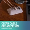 image:imageSmartish Magnetic Cord Holder  Cable Wrangler Organizer with Magnet Clips for Charger Management on Desktop Nightstand for USBC  Lightning  Lightly Toasted BeigeLightly Toasted Beige