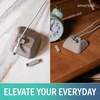 image:imageSmartish Magnetic Cord Holder  Cable Wrangler Organizer with Magnet Clips for Charger Management on Desktop Nightstand for USBC  Lightning  Lightly Toasted BeigeLightly Toasted Beige