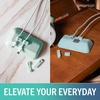 image:imageSmartish Magnetic Cord Holder  Cable Wrangler Organizer with Magnet Clips for Charger Management on Desktop Nightstand for USBC  Lightning  Lightly Toasted BeigeTeal Me More