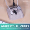 image:imageSmartish Magnetic Cord Holder  Cable Wrangler Organizer with Magnet Clips for Charger Management on Desktop Nightstand for USBC  Lightning  Lightly Toasted BeigeLightly Toasted Beige
