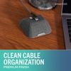 image:imageSmartish Magnetic Cord Holder  Cable Wrangler Organizer with Magnet Clips for Charger Management on Desktop Nightstand for USBC  Lightning  Lightly Toasted BeigeNo 2 Pencil Gray