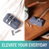 image:imageSmartish Magnetic Cord Holder  Cable Wrangler Organizer with Magnet Clips for Charger Management on Desktop Nightstand for USBC  Lightning  Lightly Toasted BeigeBlue Jeanie