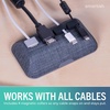 image:imageSmartish Magnetic Cord Holder  Cable Wrangler Organizer with Magnet Clips for Charger Management on Desktop Nightstand for USBC  Lightning  Lightly Toasted BeigeNo 2 Pencil Gray