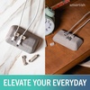 image:imageSmartish Magnetic Cord Holder  Cable Wrangler Organizer with Magnet Clips for Charger Management on Desktop Nightstand for USBC  Lightning  Lightly Toasted BeigeLightly Toasted Beige