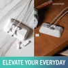 image:imageSmartish Magnetic Cord Holder  Cable Wrangler Organizer with Magnet Clips for Charger Management on Desktop Nightstand for USBC  Lightning  Lightly Toasted BeigeSnow Day White