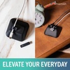 image:imageSmartish Magnetic Cord Holder  Cable Wrangler Organizer with Magnet Clips for Charger Management on Desktop Nightstand for USBC  Lightning  Lightly Toasted BeigeBlack Tie Affair