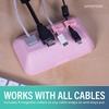 image:imageSmartish Magnetic Cord Holder  Cable Wrangler Organizer with Magnet Clips for Charger Management on Desktop Nightstand for USBC  Lightning  Lightly Toasted BeigeIm Blushing