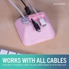 image:imageSmartish Magnetic Cord Holder  Cable Wrangler Organizer with Magnet Clips for Charger Management on Desktop Nightstand for USBC  Lightning  Lightly Toasted BeigeIm Blushing