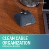 image:imageSmartish Magnetic Cord Holder  Cable Wrangler Organizer with Magnet Clips for Charger Management on Desktop Nightstand for USBC  Lightning  Lightly Toasted BeigeBlue Jeanie
