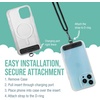 image:imageSmartish Phone Lanyard  Case Clinger  Universal iPhone Holder wDetachable Crossbody Shoulder Neck Strap wStorage Loops Fidlock Insert for Phone Cases iPhone Galaxy Pixel  So JadedRope Strap
