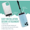 image:imageSmartish Phone Lanyard  Case Clinger  Universal iPhone Holder wDetachable Crossbody Shoulder Neck Strap wStorage Loops Fidlock Insert for Phone Cases iPhone Galaxy Pixel  So JadedBuckle Strap