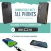 image:imageSmartish Phone Wristlet  Case Clinger  Universal iPhone Holder with Detachable Wrist Strap Loop with Phone Insert Unisex Gift for All Phone Cases iPhone Galaxy Pixel  Mauve It or Lose ItBlack Vegan Leather