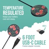 image:imageSmartish Wireless Charger Compatible with MagSafe for iPhone 15 Charge Dinghy  75W Fast Charging for iPhone 171615141312 SeriesAirPod 3 USBC and USBA Adapters Included  TropicalFlavor of the Month