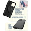 image:imageSmartish iPhone 15 Pro Max Protective Magnetic Case  Gripzilla Compatible with MagSafe Rugged Heavy Duty Grip Armor Cover wDrop Tested Protection for Apple iPhone 15 Pro Max  Black Tie AffairBlack Tie Affair