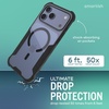 image:imageSmartish iPhone 15 Pro Max Protective Magnetic Case  Gripzilla Compatible with MagSafe Rugged Heavy Duty Grip Armor Cover wDrop Tested Protection for Apple iPhone 15 Pro Max  Black Tie AffairClearly Black