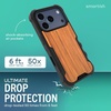 image:imageSmartish iPhone 15 Pro Max Protective Magnetic Case  Gripzilla Compatible with MagSafe Rugged Heavy Duty Grip Armor Cover wDrop Tested Protection for Apple iPhone 15 Pro Max  Black Tie AffairWalnut Woods