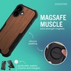 image:imageSmartish iPhone 15 Pro Max Protective Magnetic Case  Gripzilla Compatible with MagSafe Rugged Heavy Duty Grip Armor Cover wDrop Tested Protection for Apple iPhone 15 Pro Max  Black Tie AffairWalnut Woods