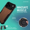 image:imageSmartish iPhone 15 Pro Max Protective Magnetic Case  Gripzilla Compatible with MagSafe Rugged Heavy Duty Grip Armor Cover wDrop Tested Protection for Apple iPhone 15 Pro Max  Black Tie AffairWalnut Woods