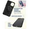 image:imageSmartish iPhone 15 Pro Max Protective Magnetic Case  Gripzilla Compatible with MagSafe Rugged Heavy Duty Grip Armor Cover wDrop Tested Protection for Apple iPhone 15 Pro Max  Black Tie AffairBlack Tie Affair
