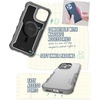 image:imageSmartish iPhone 15 Pro Max Protective Magnetic Case  Gripzilla Compatible with MagSafe Rugged Heavy Duty Grip Armor Cover wDrop Tested Protection for Apple iPhone 15 Pro Max  Black Tie AffairGray Area