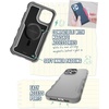 image:imageSmartish iPhone 15 Pro Max Protective Magnetic Case  Gripzilla Compatible with MagSafe Rugged Heavy Duty Grip Armor Cover wDrop Tested Protection for Apple iPhone 15 Pro Max  Black Tie AffairGray Area