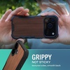 image:imageSmartish iPhone 15 Pro Max Protective Magnetic Case  Gripzilla Compatible with MagSafe Rugged Heavy Duty Grip Armor Cover wDrop Tested Protection for Apple iPhone 15 Pro Max  Black Tie AffairWalnut Woods