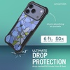 image:imageSmartish iPhone 15 Pro Max Protective Magnetic Case  Gripzilla Compatible with MagSafe Rugged Heavy Duty Grip Armor Cover wDrop Tested Protection for Apple iPhone 15 Pro Max  Black Tie AffairBlue Blossoms