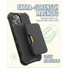 image:imageSmartish iPhone 15 Pro Protective Case with Wallet for MagSafe iPhones  Gripzilla  Magsafe Compatible Heavy Duty Armor Grip Cover  Detachable Magnetic Credit Card Holder  Black Tie AffairiPhone 15