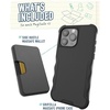 image:imageSmartish iPhone 15 Pro Protective Case with Wallet for MagSafe iPhones  Gripzilla  Magsafe Compatible Heavy Duty Armor Grip Cover  Detachable Magnetic Credit Card Holder  Black Tie AffairiPhone 15 Pro Max