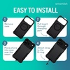 image:imageSmartish iPhone 15 Pro Wallet Case with Crossbody Lanyard Strap  Wallet Slayer Vol 1  Slim  Protective Credit Card Holder with Universal Detachable Shoulder Neck Strap  Black Tie AffairMagSafe Armor Case