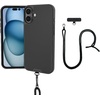 image:imageSmartish iPhone 15 Pro Wallet Case with Crossbody Lanyard Strap  Wallet Slayer Vol 1  Slim  Protective Credit Card Holder with Universal Detachable Shoulder Neck Strap  Black Tie AffairMagSafe Case