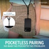 image:imageSmartish iPhone 15 Pro Wallet Case with Crossbody Lanyard Strap  Wallet Slayer Vol 1  Slim  Protective Credit Card Holder with Universal Detachable Shoulder Neck Strap  Black Tie AffairMagSafe Case