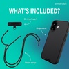 image:imageSmartish iPhone 15 Pro Wallet Case with Crossbody Lanyard Strap  Wallet Slayer Vol 1  Slim  Protective Credit Card Holder with Universal Detachable Shoulder Neck Strap  Black Tie AffairMagSafe Case
