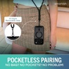 image:imageSmartish iPhone 15 Pro Wallet Case with Crossbody Lanyard Strap  Wallet Slayer Vol 1  Slim  Protective Credit Card Holder with Universal Detachable Shoulder Neck Strap  Black Tie AffairMagSafe Clear Case