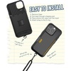 image:imageSmartish iPhone 15 Pro Wallet Case with Crossbody Lanyard Strap  Wallet Slayer Vol 1  Slim  Protective Credit Card Holder with Universal Detachable Shoulder Neck Strap  Black Tie AffairWallet Case