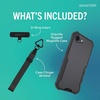 image:imageSmartish iPhone 15 Pro Wallet Case with Crossbody Lanyard Strap  Wallet Slayer Vol 1  Slim  Protective Credit Card Holder with Universal Detachable Shoulder Neck Strap  Black Tie AffairMagSafe Armor Case