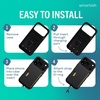 image:imageSmartish iPhone 15 Pro Wallet Case with Crossbody Lanyard Strap  Wallet Slayer Vol 1  Slim  Protective Credit Card Holder with Universal Detachable Shoulder Neck Strap  Black Tie AffairWallet Case