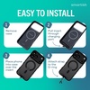 image:imageSmartish iPhone 15 Pro Wallet Case with Crossbody Lanyard Strap  Wallet Slayer Vol 1  Slim  Protective Credit Card Holder with Universal Detachable Shoulder Neck Strap  Black Tie AffairMagSafe Clear Case